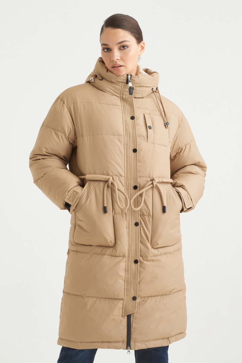 mayorgo.ru | Длинное пальто с капюшоном Malinardi MR22D-S658C(908)