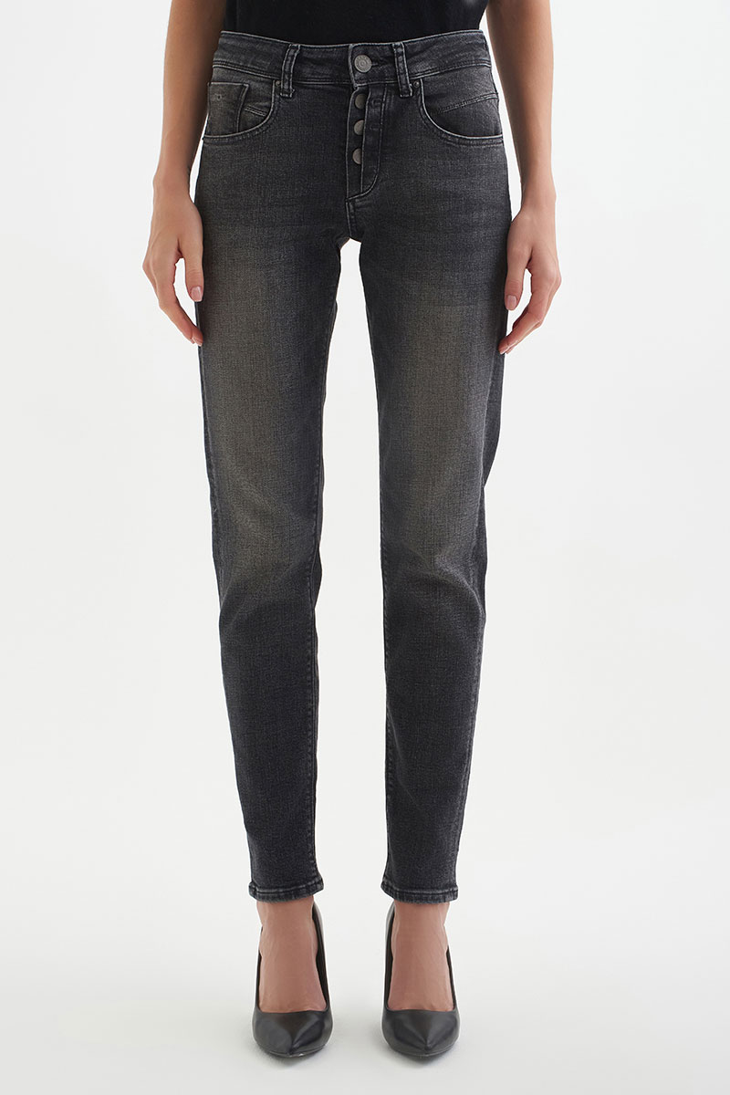 mayorgo.ru | Узкие джинсы  Fabe B-Q457-10 BLK