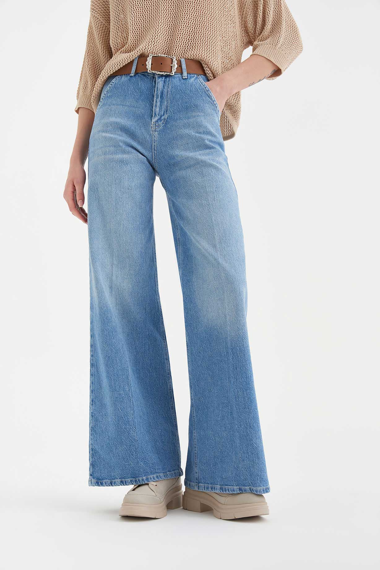 mayorgo.ru | Широкие джинсы Euro Fashion SMG 01 0110