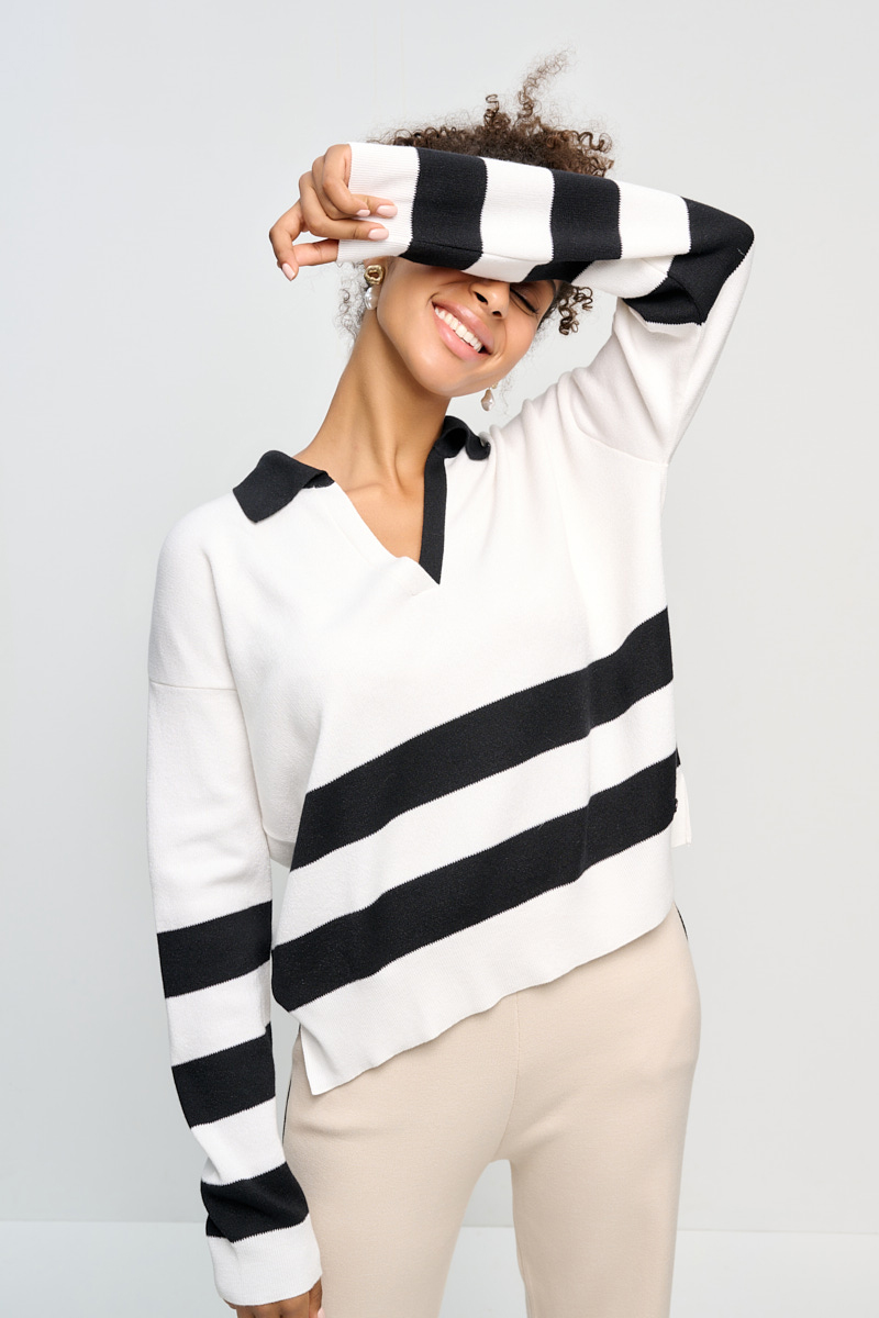 mayorgo.ru | Пуловер из хлопкового трикотажа Serianno KZK4880