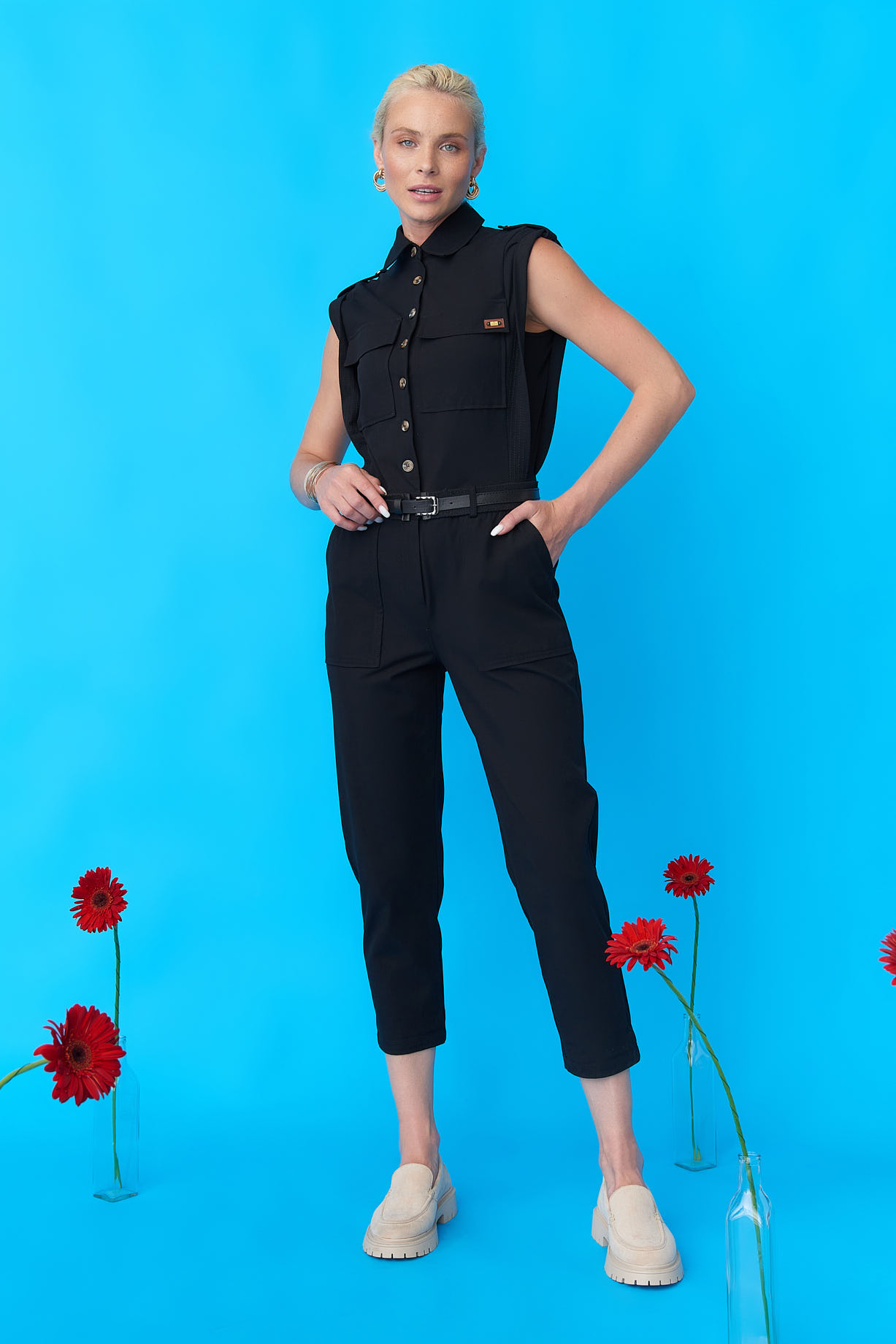 mayorgo.ru | Комбинезон в стиле милитари Vangeliza 9027