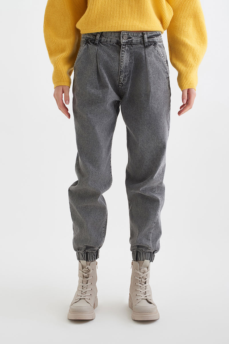 mayorgo.ru | Джинсовые джоггеры на завязках Fabe B-Q93 KOFANA