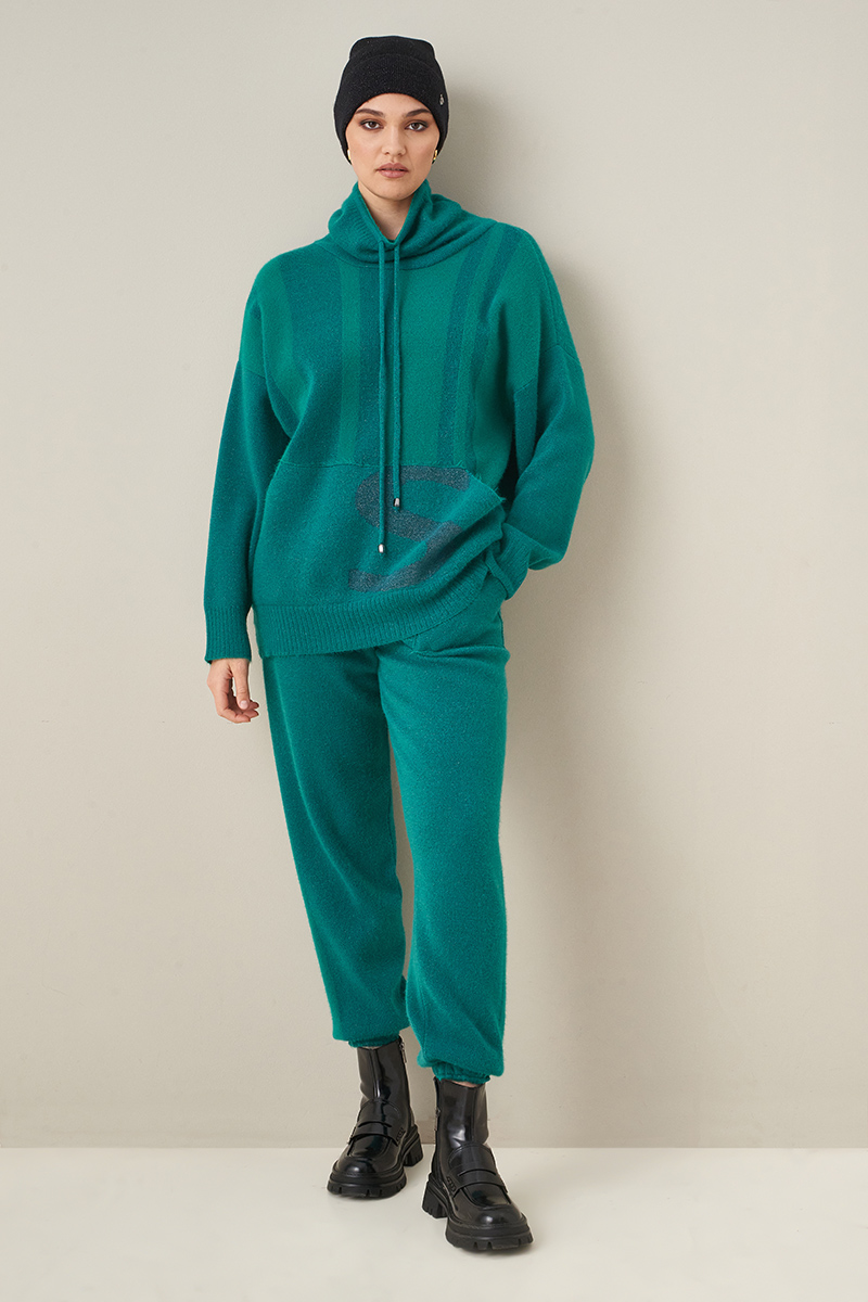 mayorgo.ru | Oversize свитер с высоким воротником  Serianno 10C8214