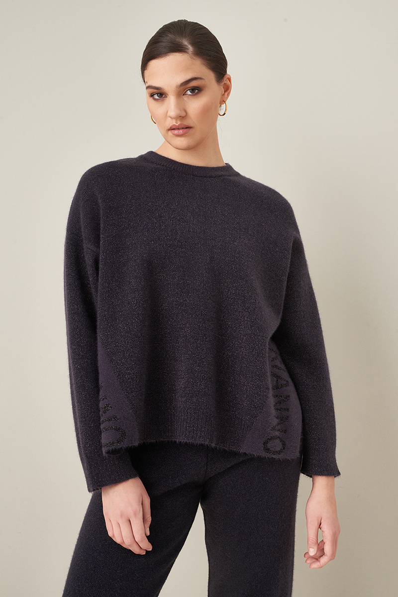 mayorgo.ru | Объемный трикотажный джемпер  Serianno KZK1024