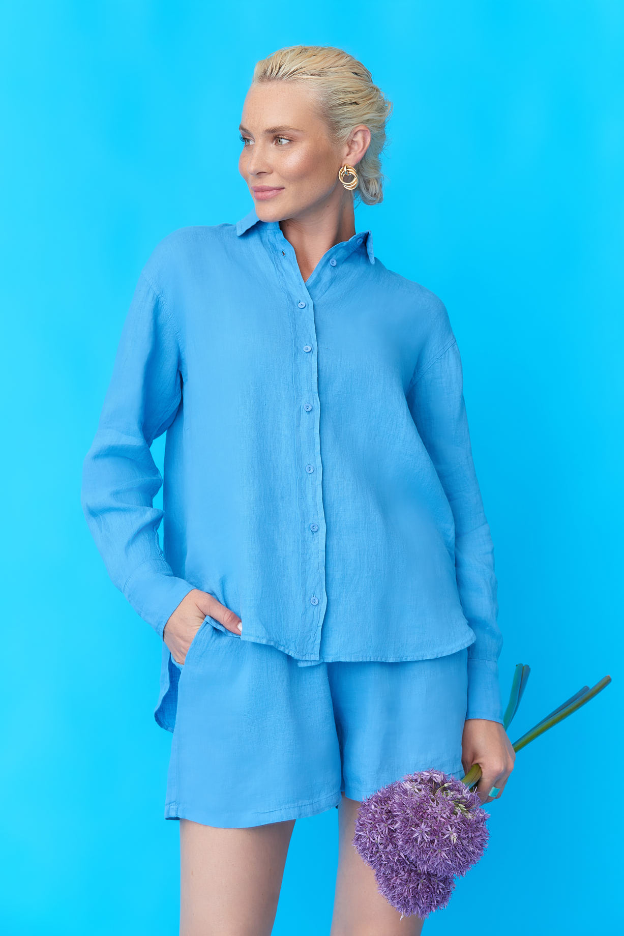 mayorgo.ru | Шорты изо льна Euro Fashion SMG 01 0135