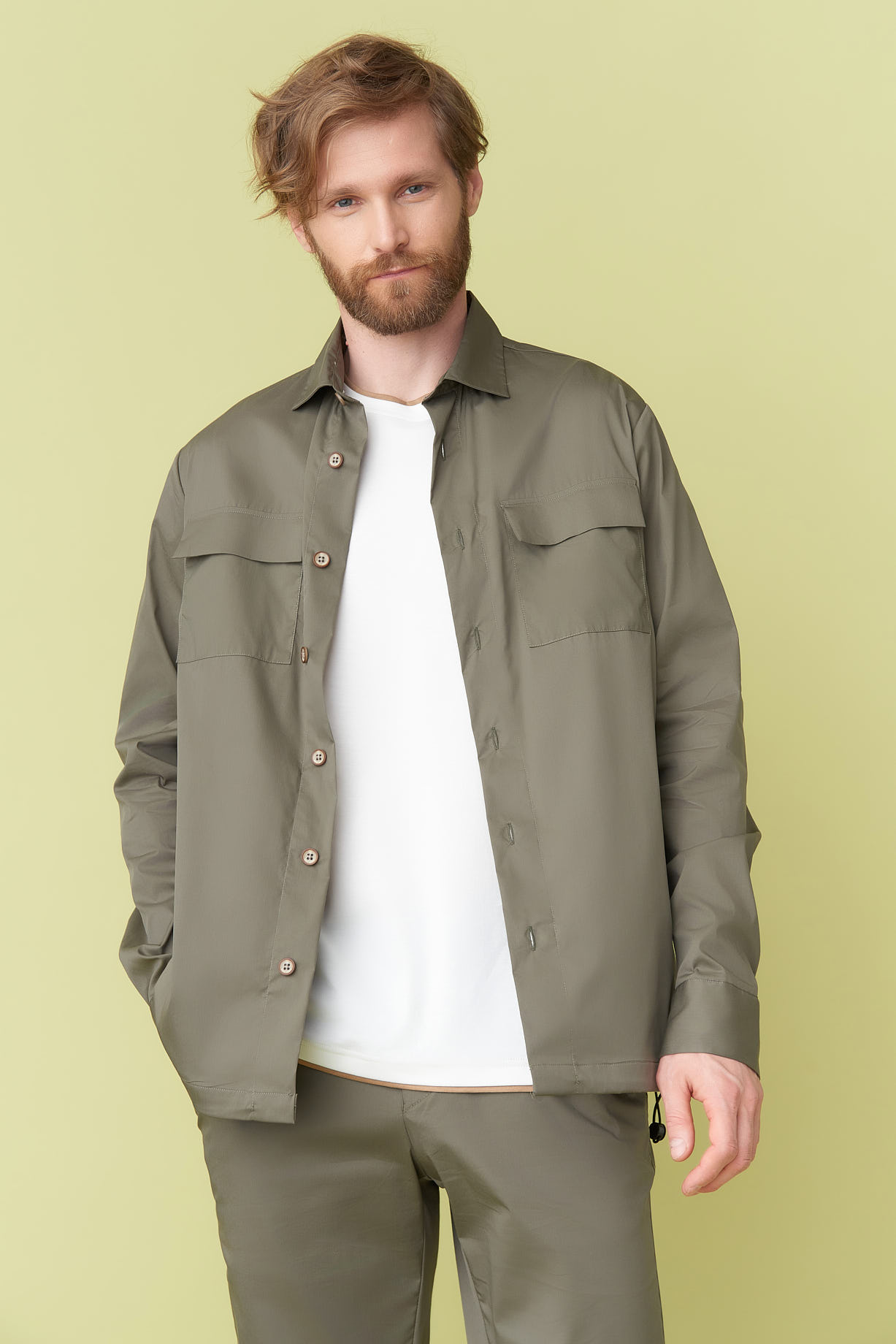 mayorgo.ru | Рубашка с накладным карманами Marco Zanetti 7631361