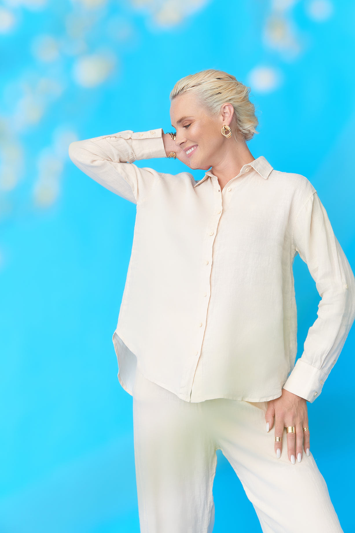 mayorgo.ru | Рубашка изо льна Euro Fashion SMG 12015