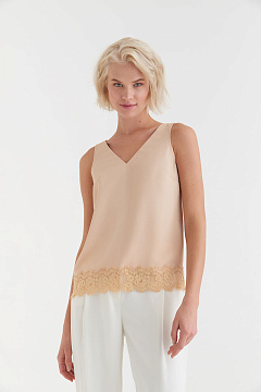 Топ с кружевом