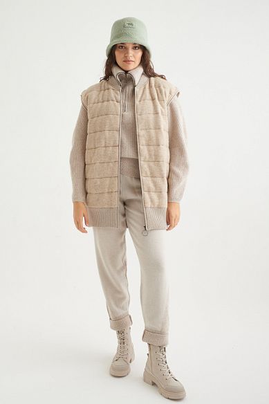 MAYORGO Панама из меха тедди 