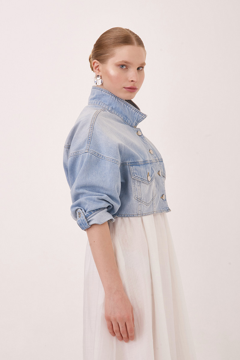 Джинсовый жакет Oversize