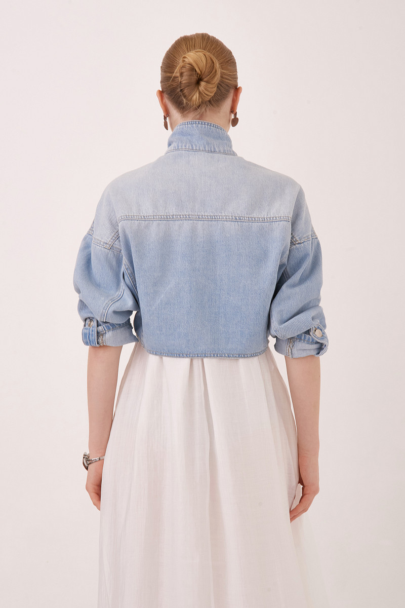 Джинсовый жакет Oversize