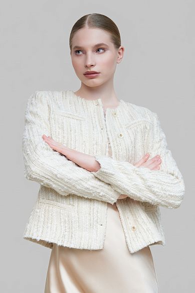 MAYORGO Твидовый жакет 