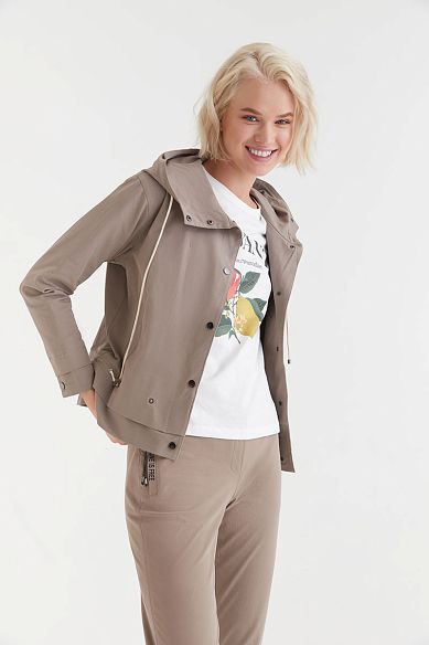 MAYORGO Хлопковый жакет с капюшоном 