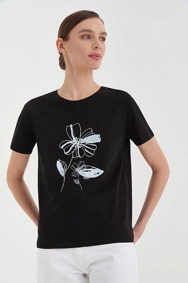 MAYORGO Футболка с принтом 