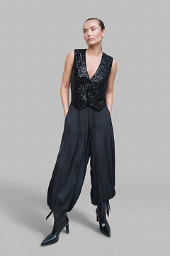 Жилет с пайетками