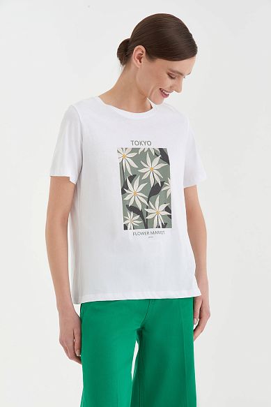 MAYORGO Футболка с принтом 