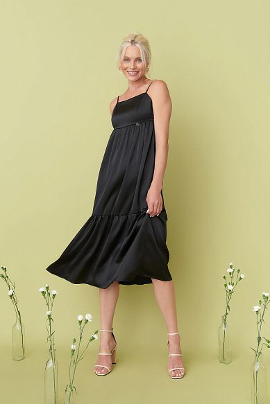 MAYORGO Платье с оборками 