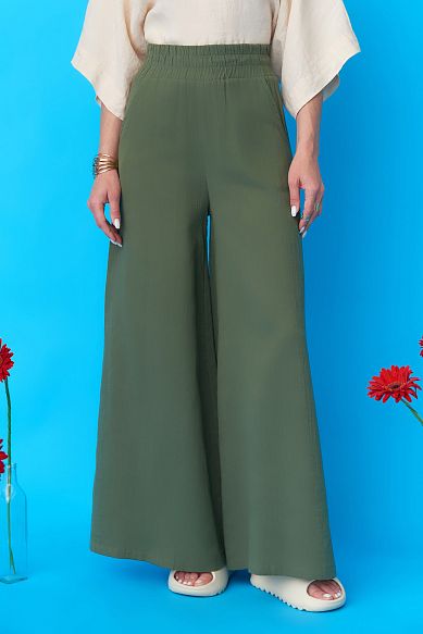 MAYORGO Широкие хлопковые брюки 