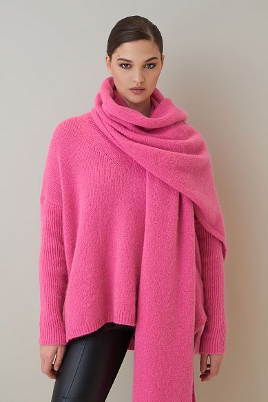 MAYORGO Пуловер из мохера и шерсти 