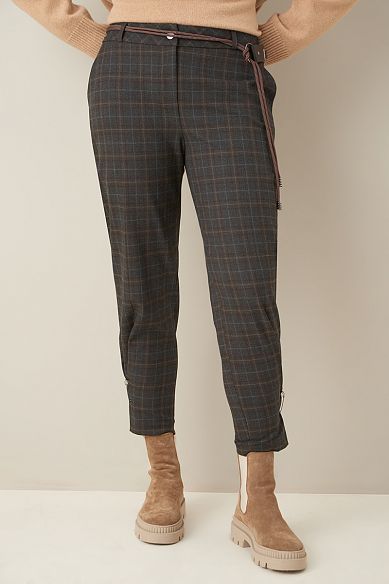 MAYORGO Брюки зауженного кроя с декоративными элементами 