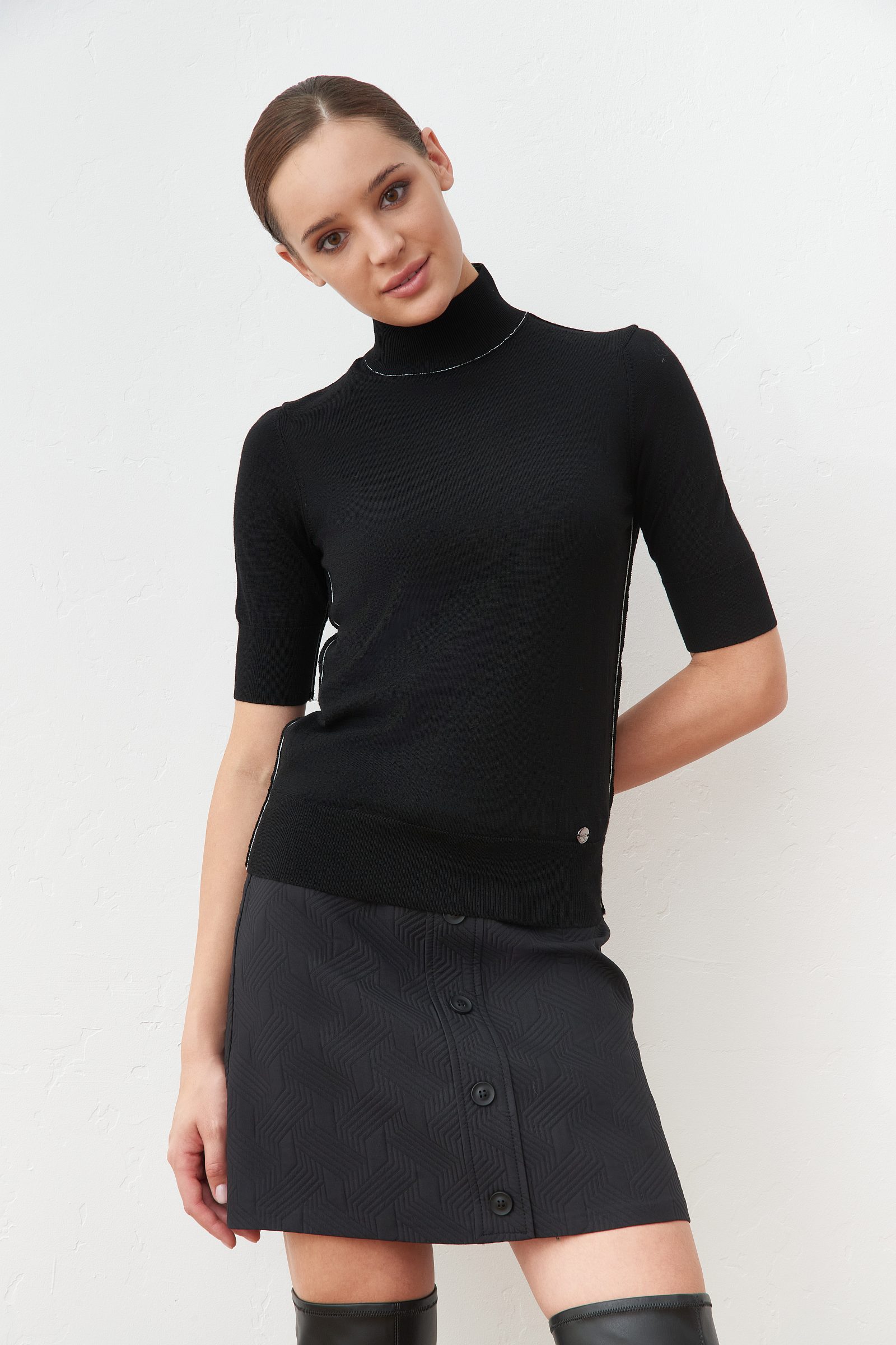 mayorgo.ru | Водолазка из шерсти мериноса Serianno KZK7330