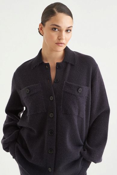 MAYORGO Кардиган из хлопкового трикотажа 