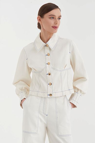 MAYORGO Жакет с корсетными линиями 