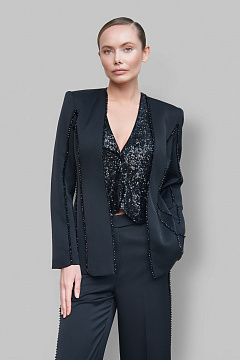 Жакет из атласа