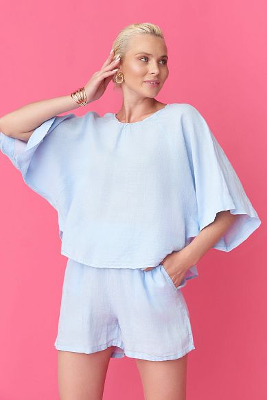 MAYORGO Топ изо льна 