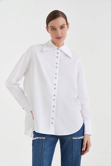 MAYORGO Рубашка свободного кроя 