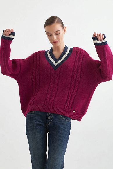 MAYORGO Пуловер из мохера и шерсти альпаки 