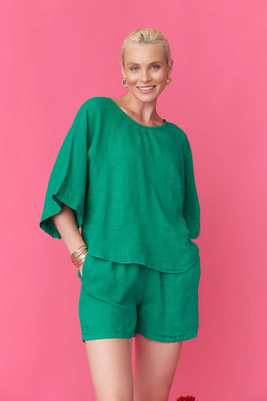 MAYORGO Топ изо льна 