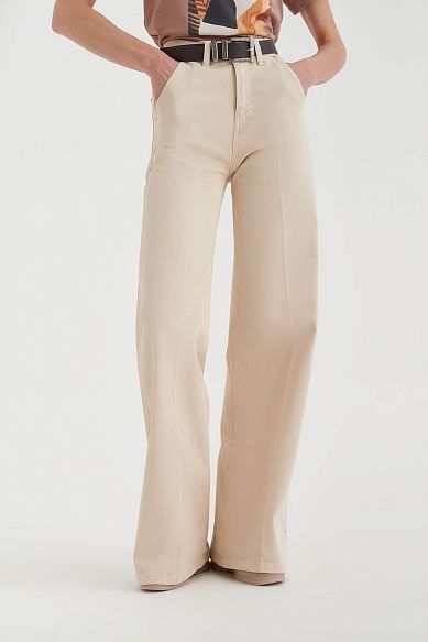 MAYORGO Широкие джинсы с высокой посадкой 