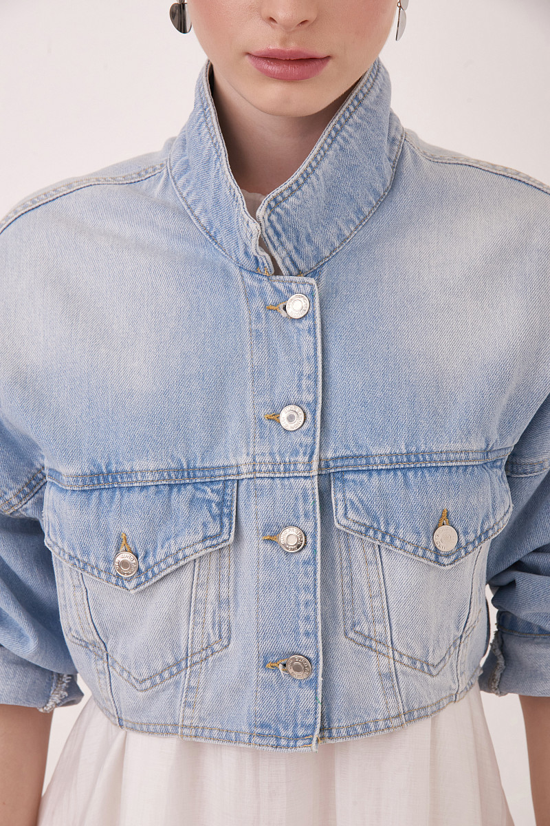 Джинсовый жакет Oversize