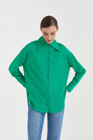 MAYORGO Рубашка свободного кроя 