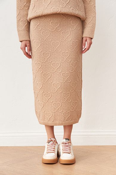 MAYORGO Юбка из шерсти мериноса и органического хлопка 